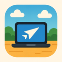 icon_travel_laptop_rounded icon preview