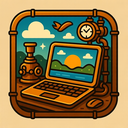 icon_travel_laptop_steampunk icon preview