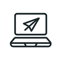 icon_travel_laptop_thin icon preview