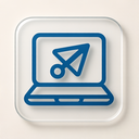 icon_travel_laptop_transparent icon preview