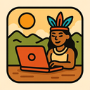 icon_travel_laptop_tribal icon preview