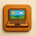 icon_travel_laptop_wooden icon preview