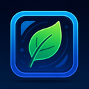 icon_travel_leaf_futuristic icon preview
