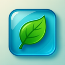icon_travel_leaf_glassy icon preview