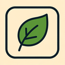 icon_travel_leaf_iconic icon preview