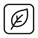 icon_travel_leaf_monochrome icon preview