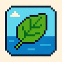 icon_travel_leaf_pixel_art icon preview