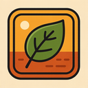 icon_travel_leaf_retro icon preview