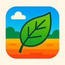 icon_travel_leaf_vibrant_colors icon preview