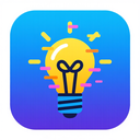 icon_travel_light_bulb_digital_glitch icon preview