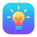 icon_travel_light_bulb_gradient icon preview