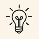 icon_travel_light_bulb_minimal_outline icon preview