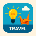 icon_travel_light_bulb_origami icon preview
