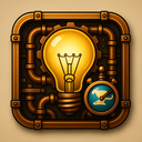 icon_travel_light_bulb_steampunk icon preview
