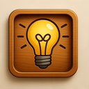 icon_travel_light_bulb_wooden icon preview
