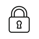 icon_travel_lock_minimal_outline icon preview