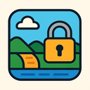 icon_travel_lock_vector icon preview
