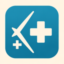 icon_travel_medical_cross_asymmetrical icon preview