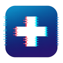 icon_travel_medical_cross_digital_glitch icon preview