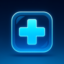 icon_travel_medical_cross_futuristic icon preview