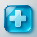 icon_travel_medical_cross_glassy icon preview
