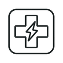 icon_travel_medical_cross_line_art icon preview