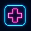 icon_travel_medical_cross_neon icon preview