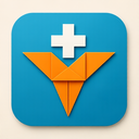 icon_travel_medical_cross_origami icon preview