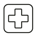 icon_travel_medical_cross_outline icon preview