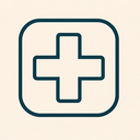 icon_travel_medical_cross_thin icon preview