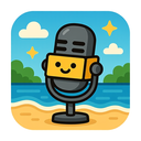 icon_travel_microphone_cartoon icon preview