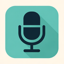 icon_travel_microphone_flat_design icon preview