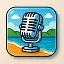 icon_travel_microphone_glassy icon preview
