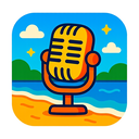 icon_travel_microphone_vibrant_colors icon preview