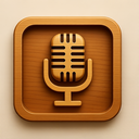 icon_travel_microphone_wooden icon preview