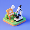 icon_travel_microscope_3d_isometric icon preview