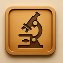 icon_travel_microscope_embossed icon preview