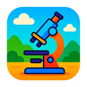 icon_travel_microscope_vibrant_colors icon preview
