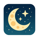 icon_travel_moon_flat_design icon preview