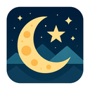 icon_travel_moon_geometric icon preview