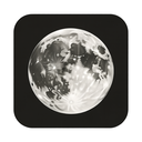 icon_travel_moon_monochrome icon preview