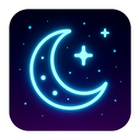 icon_travel_moon_neon icon preview