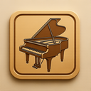 icon_travel_piano_embossed icon preview