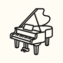 icon_travel_piano_line_art icon preview