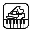 icon_travel_piano_monochrome icon preview