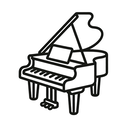 icon_travel_piano_outline icon preview