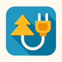 icon_travel_plug_flat_design icon preview