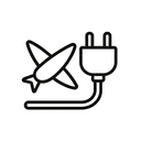icon_travel_plug_line_art icon preview
