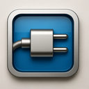 icon_travel_plug_metallic icon preview