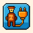 icon_travel_plug_pixel_art icon preview